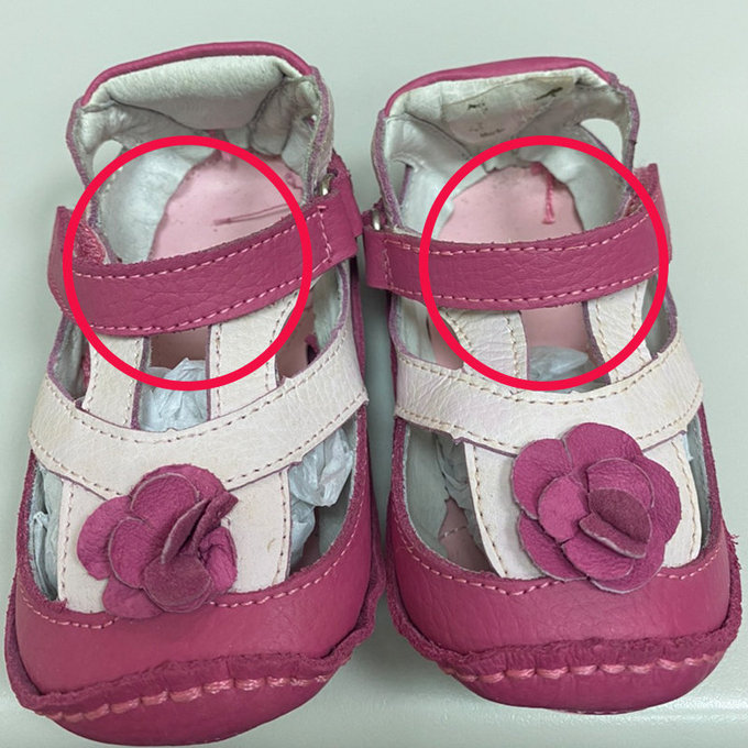 【福利品】美國 Rileyroos 手工真皮無毒學步鞋/童鞋/寶寶鞋/嬰兒鞋_艾莉森輕柔淡粉(4)