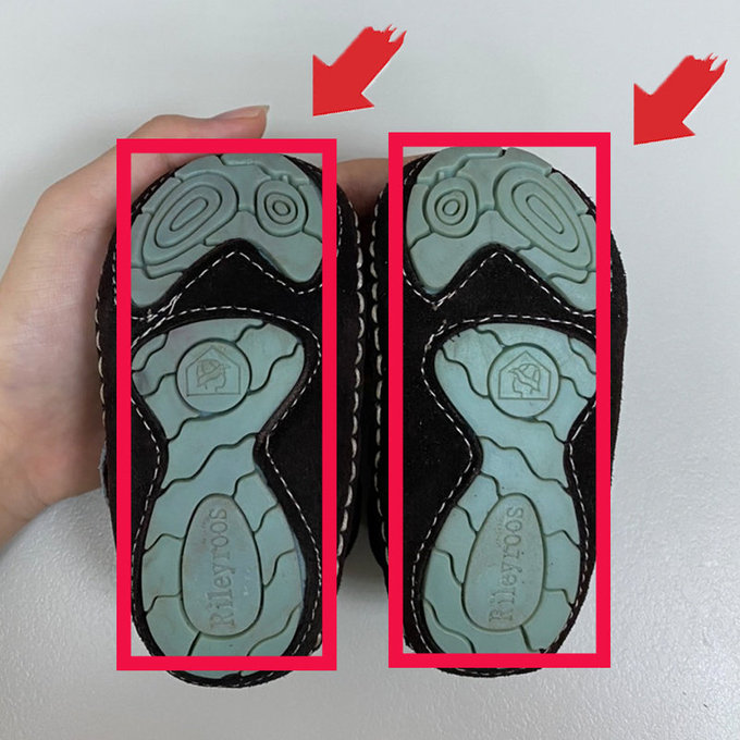 【福利品】美國 Rileyroos 手工真皮無毒學步鞋/童鞋/寶寶鞋/嬰兒鞋_ 水藍咖啡運動型(R-3)