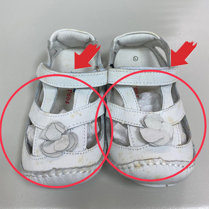【福利品】美國 Rileyroos 手工真皮無毒學步鞋/童鞋/寶寶鞋/嬰兒鞋_艾莉森_經典白(R-8)