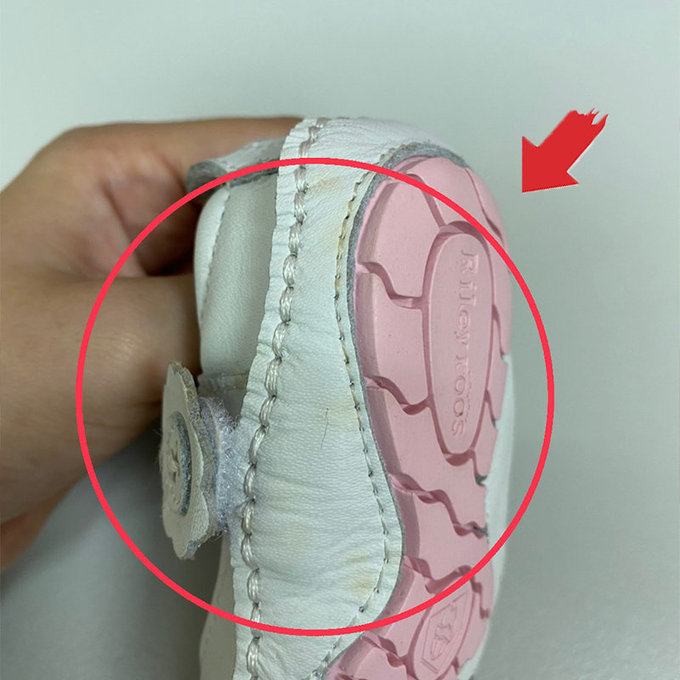 【福利品】美國 Rileyroos 手工真皮無毒學步鞋/童鞋/寶寶鞋/嬰兒鞋_瑪莉珍鞋 純潔白(R-10)