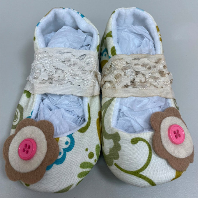 【福利品】美國 Gracious May 純手工嬰兒鞋/寶寶鞋/學步鞋/彌月禮_復古寶貝 瑪莉珍鞋 (GM 07)(x-4)