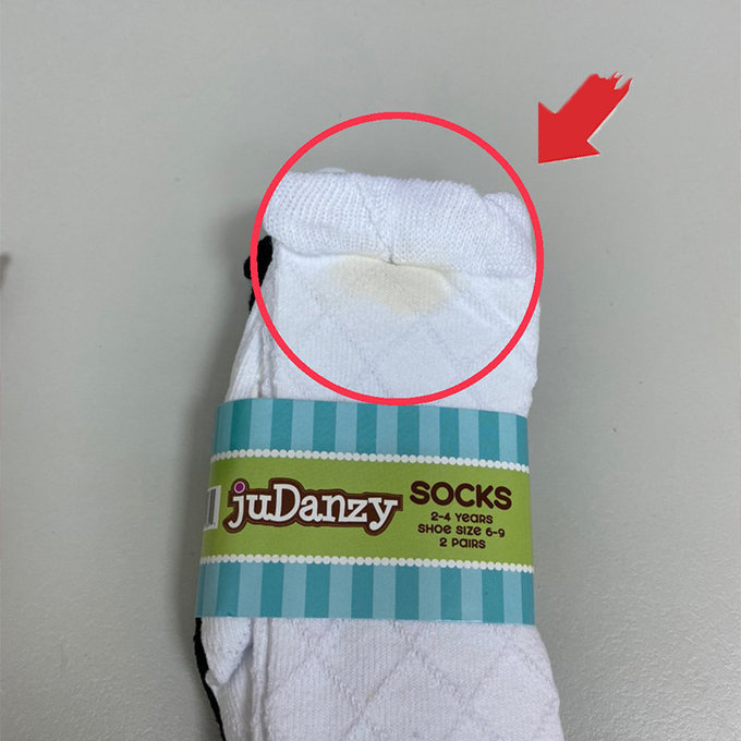 【福利品】美國 juDanzy長襪兩入組_黑/白(907)(x-7)