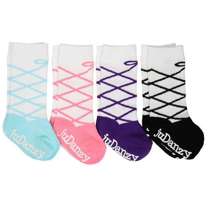 【福利品】美國 juDanzy四入長襪組_芭蕾舞者(900)(x-8)