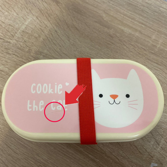 【福利品】英國 Rex London 圓形三層午餐盒/便當盒/野餐盒(附2入餐具)_迷人貓咪_RL27877(R-9)