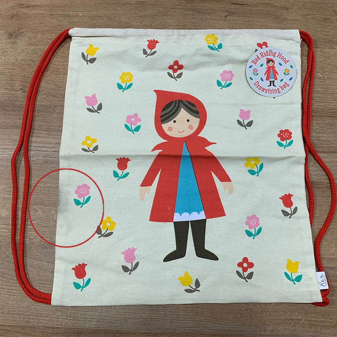 【福利品】英國 Rex London 純棉後背包_小紅帽_RL26878(R-31)