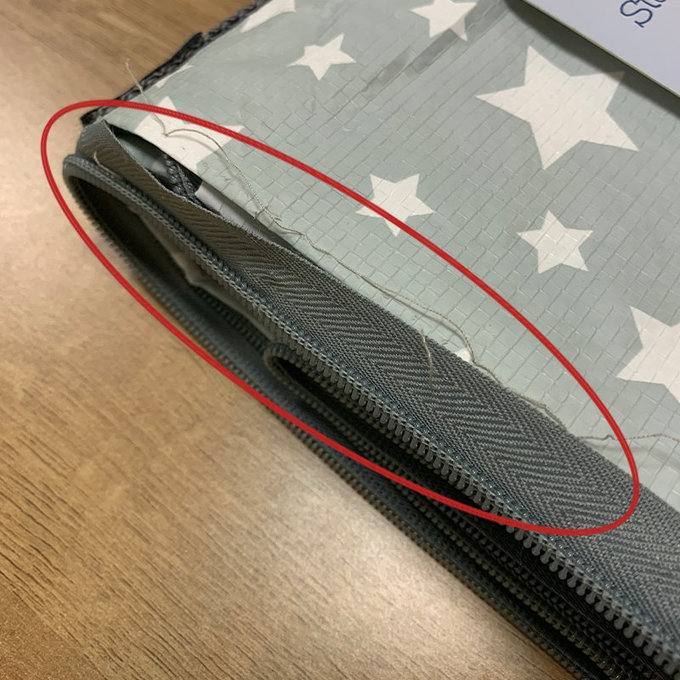 【福利品】英國 JoJo Maman BeBe 超大多功能收納袋，可收納衣物/棉被/用品_冰藍星星(JJE6515)(J-33)