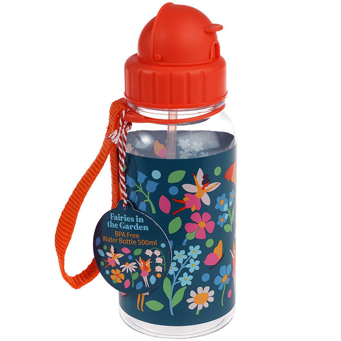 英國 Rex London 兒童 Tritan™ 吸管水瓶_精靈花園(500ml)_RL29502