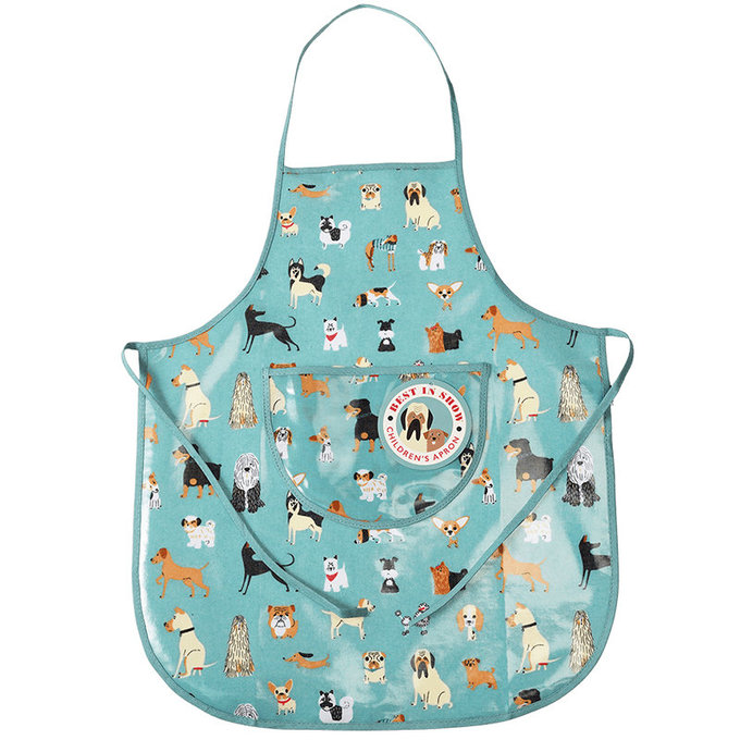 英國 Rex London 幼兒/兒童防潑水畫畫衣 繪畫衣 料理圍裙 烹飪圍裙 烘焙圍裙 工作圍裙_萌狗樂園_RL29374