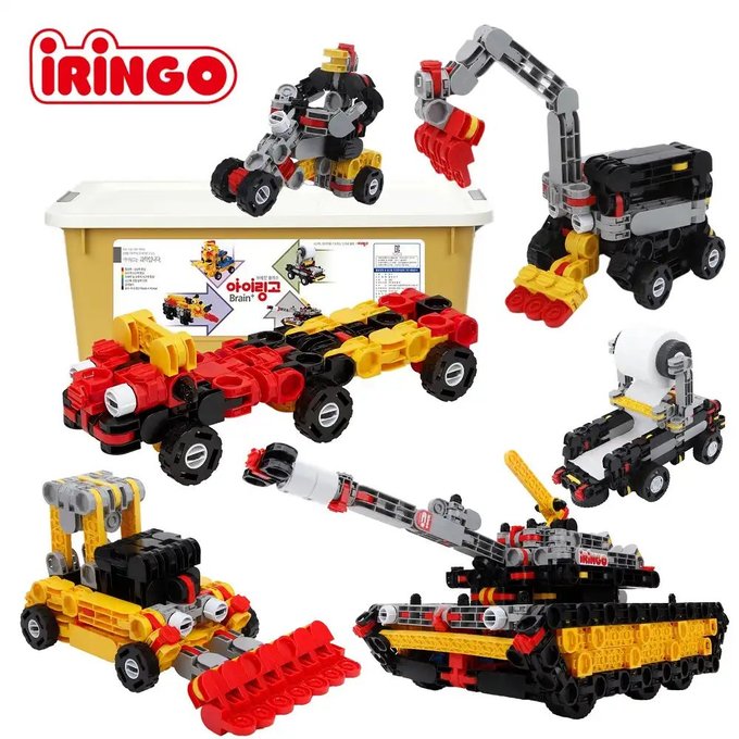【韓國iRingo】百變創意3D積木-旗艦系列(腦力潛能 開發工程組)_iR032(總片數:770)