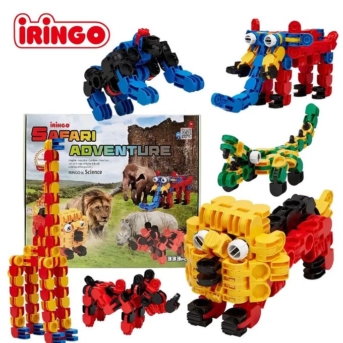 【韓國iRingo】百變創意3D積木-旗艦系列(野生動物大冒險)_iR031(總片數:333)