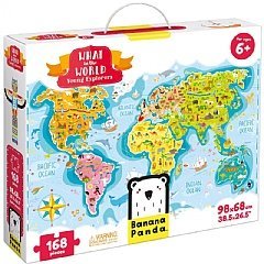 美國Banana Panda 世界地圖:探險世界-