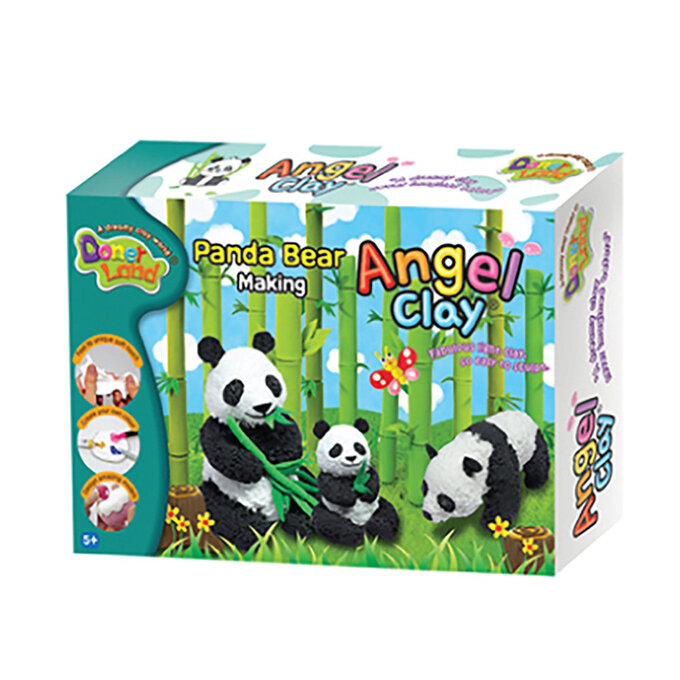 【梨子熊】天使黏土-可愛小熊貓