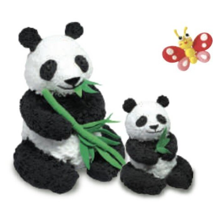 【梨子熊】天使黏土-可愛小熊貓