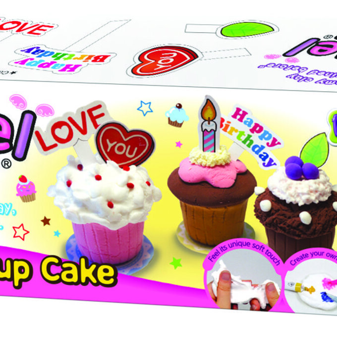 【梨子熊】天使黏土-杯子蛋糕 