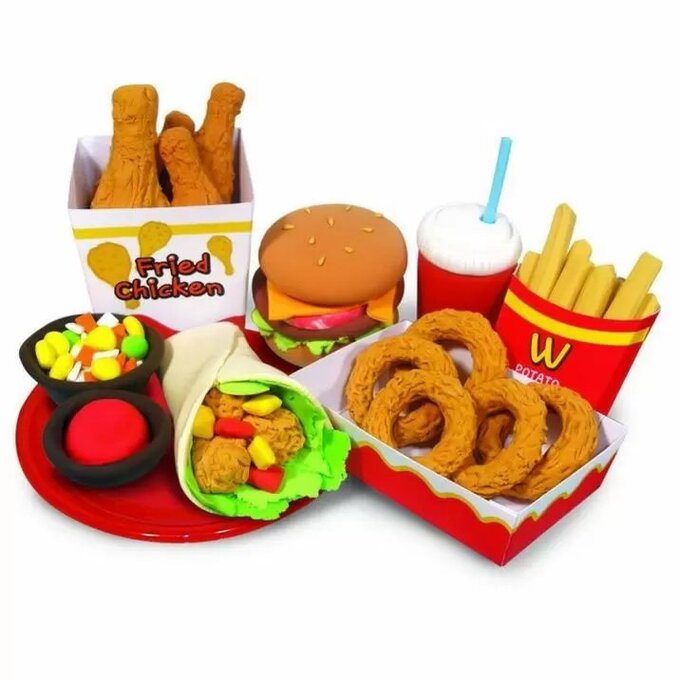 【梨子熊】天使黏土-速食店