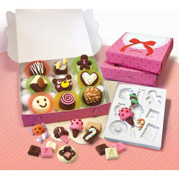 【梨子熊】天使黏土-巧克力甜點