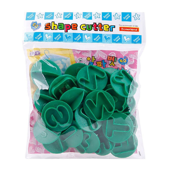 【梨子熊】壓模模型-ABC 字母