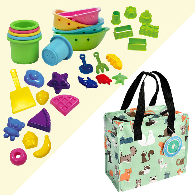 【梨子熊】愛寶貝獨家優惠組合-沙灘小袋帶著走