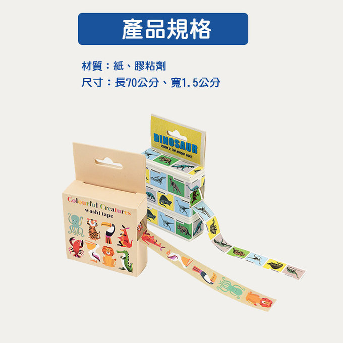 英國 Rex London 圖案紙膠帶_可愛熊貓_RL28417