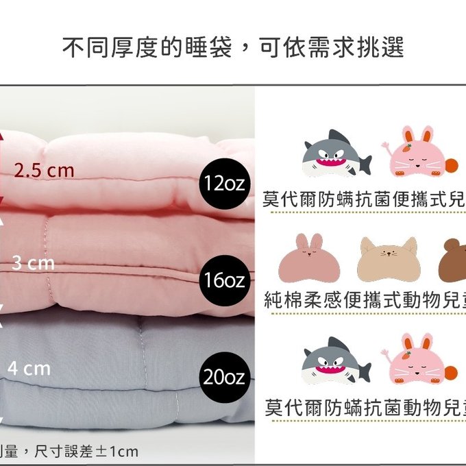 [正韓Hello HiZoo] 純手工製莫代爾防蟎抗菌兒童睡袋(枕頭+睡墊+被子)-天王鯊HH051