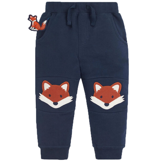 英國 JoJo Maman BeBe 保暖100%純棉長褲_狐狸寶貝_JJH3442