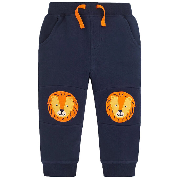 英國 JoJo Maman BeBe 保暖100%純棉長褲_獅子王_JJH3461