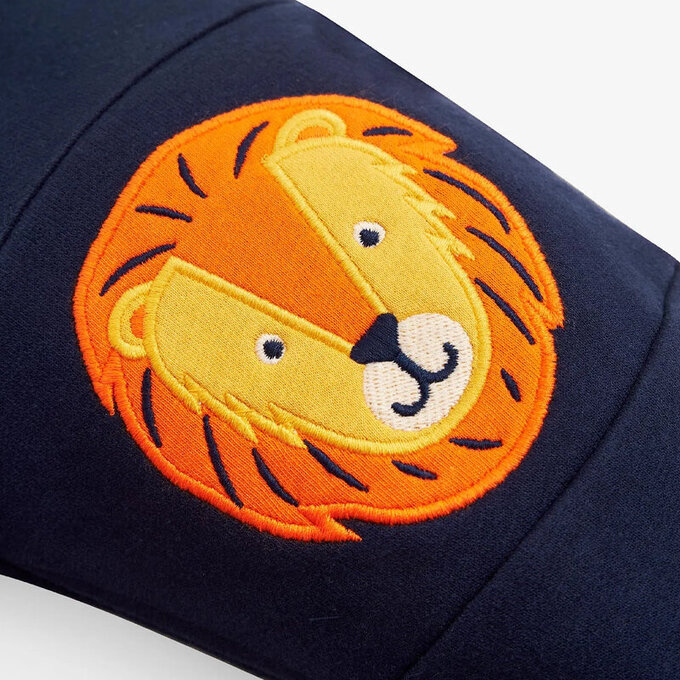 英國 JoJo Maman BeBe 保暖100%純棉長褲_獅子王_JJH3461