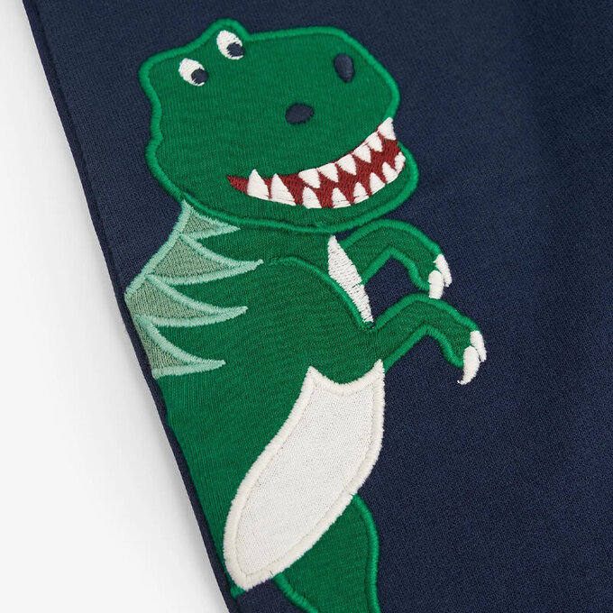 英國 JoJo Maman BeBe 保暖100%純棉長褲_恐龍來襲_JJH3670