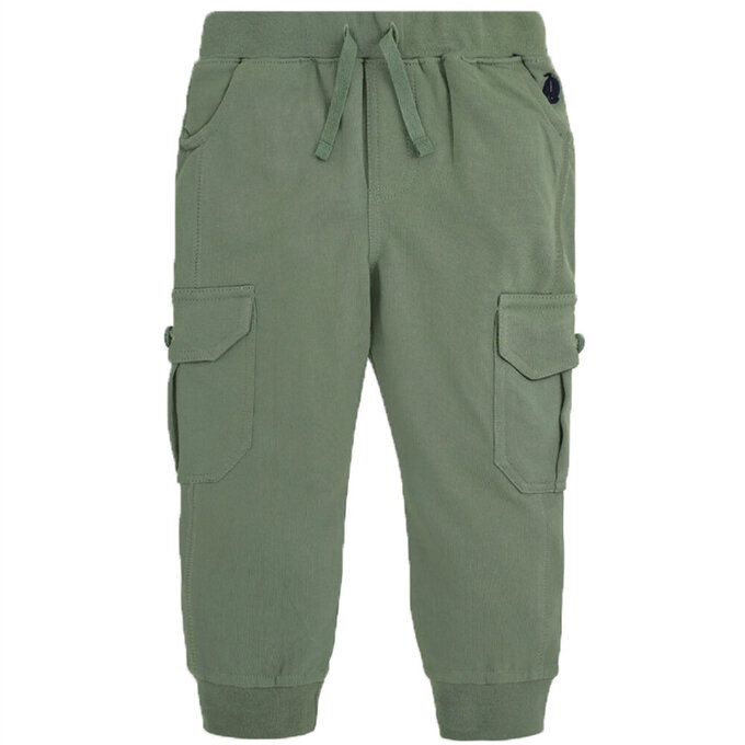 英國 JoJo Maman BeBe 100%純棉2入組工裝褲_藍綠_JJH2978