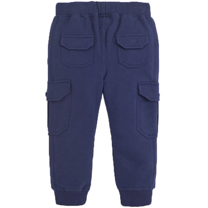 英國 JoJo Maman BeBe 100%純棉2入組工裝褲_藍綠_JJH2978