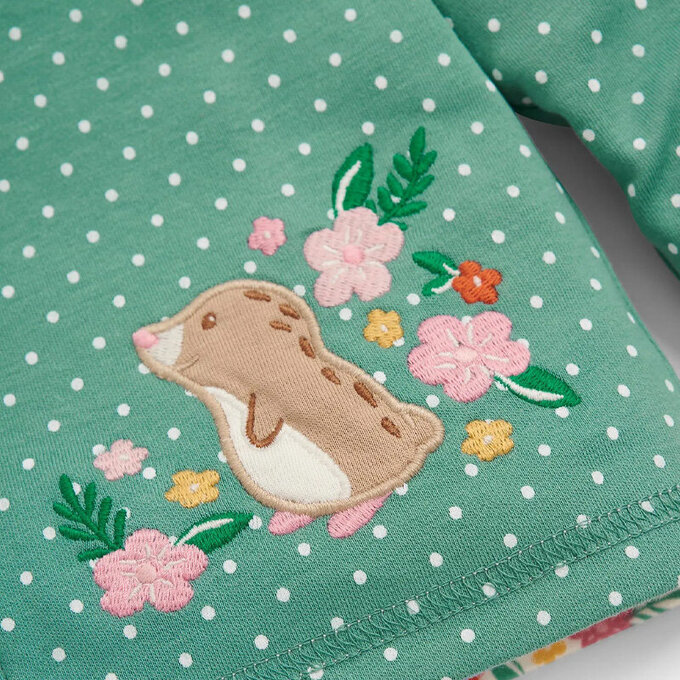 英國 JoJo Maman BeBe 雙面穿100%純棉保暖連帽外套_土撥鼠_JJH3348