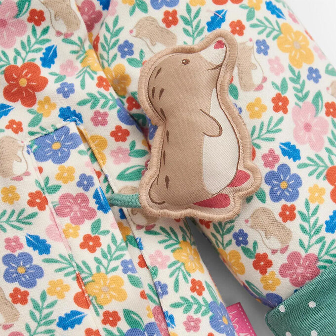 英國 JoJo Maman BeBe 雙面穿100%純棉保暖連帽外套_土撥鼠_JJH3348