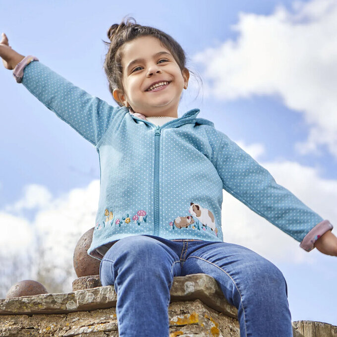 英國 JoJo Maman BeBe 雙面穿100%純棉保暖連帽外套_天竺鼠_JJH3696