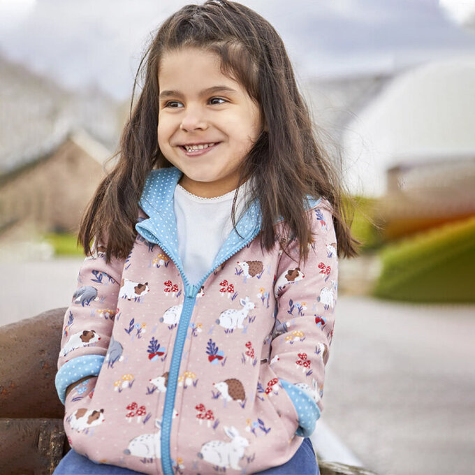 英國 JoJo Maman BeBe 雙面穿100%純棉保暖連帽外套_天竺鼠_JJH3696