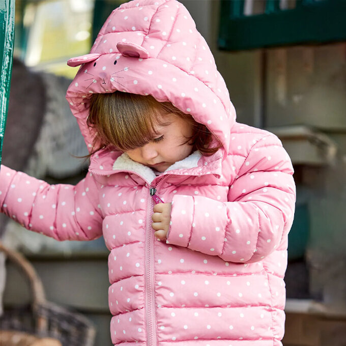 英國 JoJo Maman BeBe 鋪棉蓬鬆保暖羊羔絨外套_我是小花鼠_JJH3631