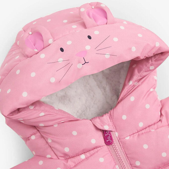 英國 JoJo Maman BeBe 鋪棉蓬鬆保暖羊羔絨外套_我是小花鼠_JJH3631