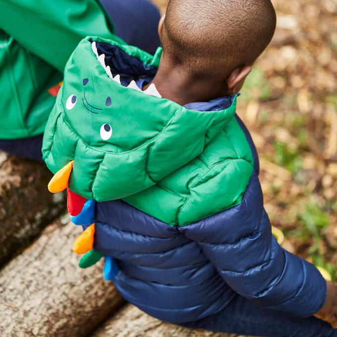 英國 JoJo Maman BeBe 鋪棉蓬鬆保暖外套_我是小恐龍_JJH1806