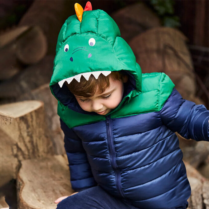 英國 JoJo Maman BeBe 鋪棉蓬鬆保暖外套_我是小恐龍_JJH1806