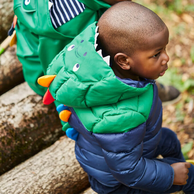 英國 JoJo Maman BeBe 鋪棉蓬鬆保暖外套_我是小恐龍_JJH1806