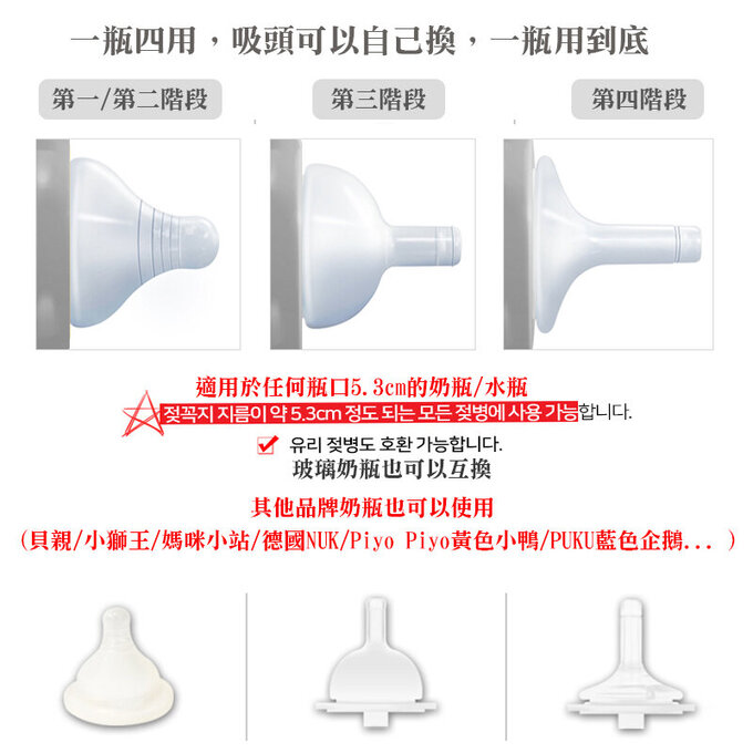 正韓 hibee 有效防漏學習水瓶/水壺替換吸頭(喝水第二階段)_2入組_HBS2