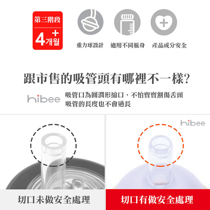 正韓 hibee 有效防漏學習水瓶/水壺替換吸頭(喝水第二階段)_2入組_HBS2
