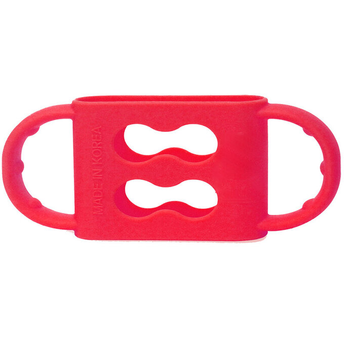 正韓 hibee 奶瓶/水瓶防滑矽膠手把/把手(大)_蘋果紅_HSBH2R