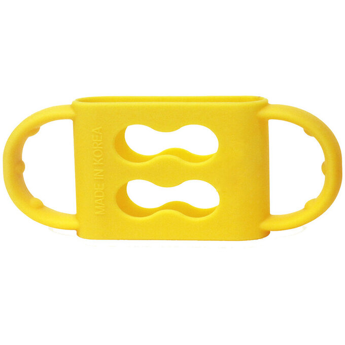 正韓 hibee 奶瓶/水瓶防滑矽膠手把/把手(大)_香蕉黃_HSBH2Y