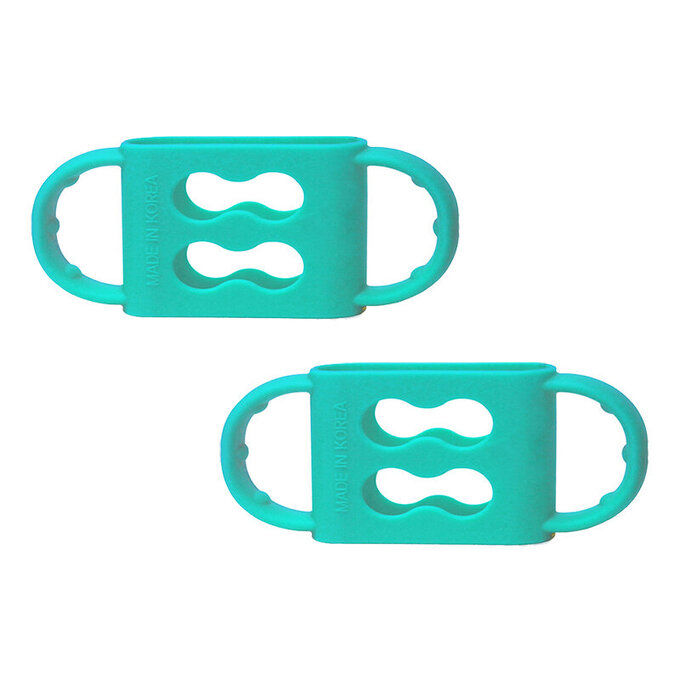 正韓 hibee 奶瓶/水瓶防滑矽膠手把/把手(大)_藍莓藍_HSBH2B2 （兩入）