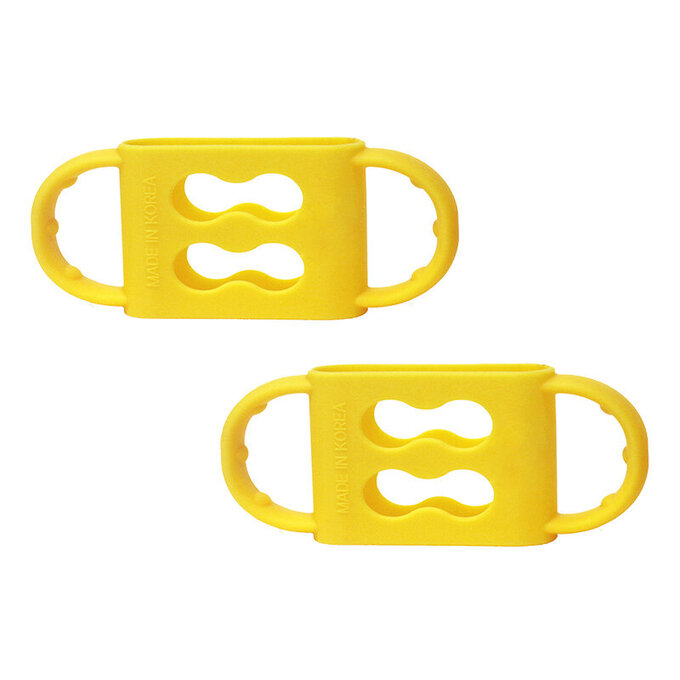 正韓 hibee 奶瓶/水瓶防滑矽膠手把/把手(大)_香蕉黃_HSBH2Y2（兩入）