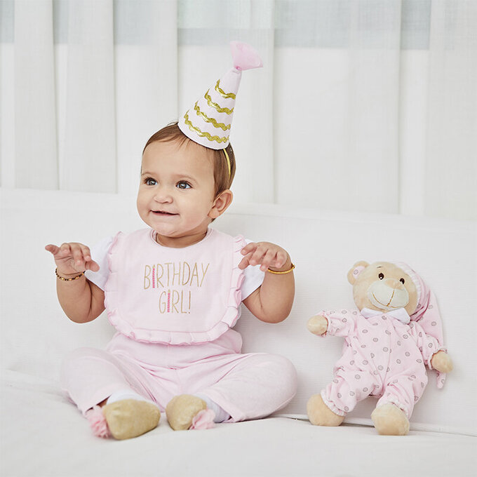 美國 luvable friends 甜蜜寶貝  嬰幼兒彌月禮盒組/最佳送禮/4入禮盒組_派對公主_LF58220