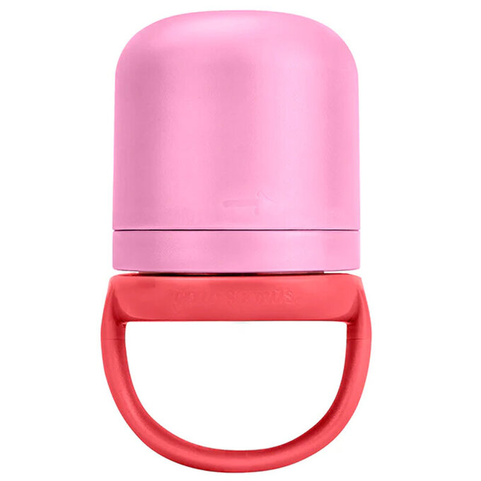 美國 green sprouts 小綠芽 咬咬樂副食品輔食器_蜜桃紅_GS192640-P