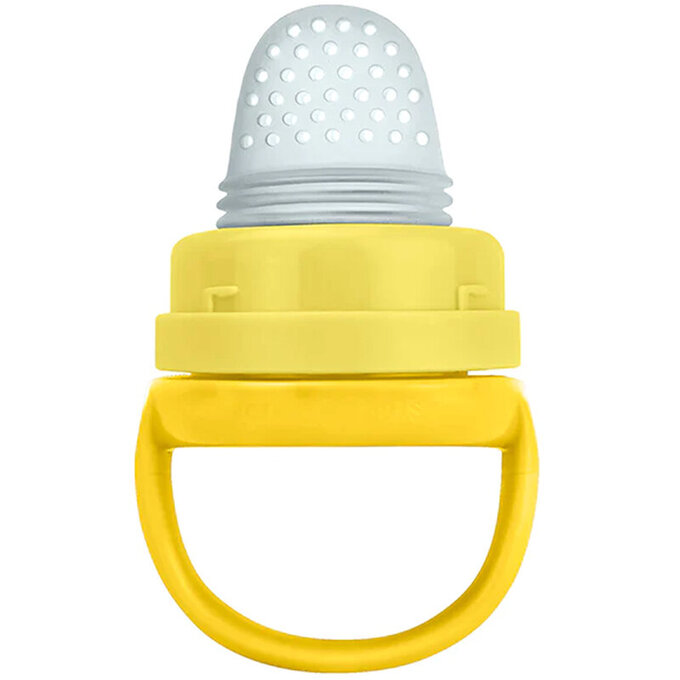 美國 green sprouts 小綠芽 咬咬樂副食品輔食器_檸檬黃_GS192640-Y