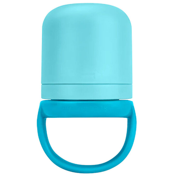 美國 green sprouts 小綠芽 咬咬樂副食品輔食器_天空藍_GS192640-A