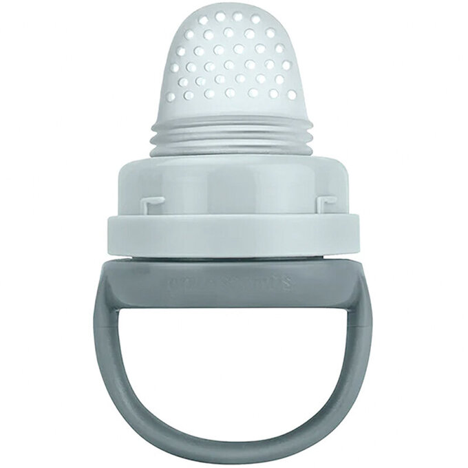 美國 green sprouts 小綠芽 咬咬樂副食品輔食器_簡約灰_GS192640-GA